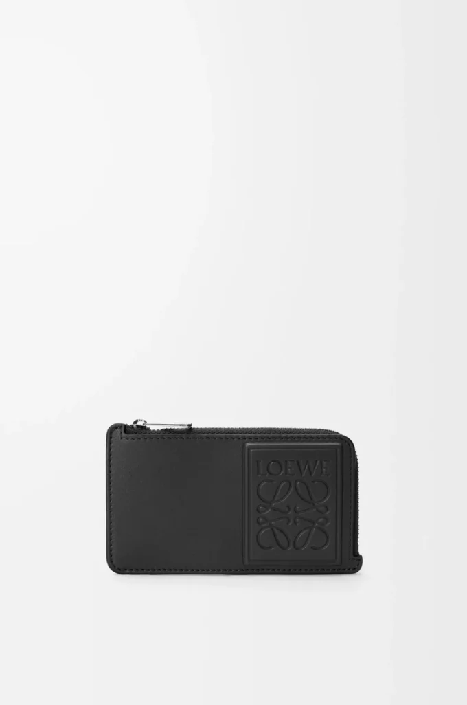Coin cardholder in satin calfskin Black Coin cardholder in satin calfskin Black