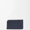 Coin cardholder in satin calfskin Deep Navy Coin cardholder in satin calfskin Deep Navy