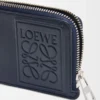 Coin cardholder in satin calfskin Deep Navy Coin cardholder in satin calfskin Deep Navy
