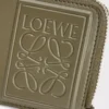Coin cardholder in satin calfskin Khaki Green