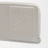 Coin cardholder in satin calfskin Shell Grey Coin cardholder in satin calfskin Shell Grey