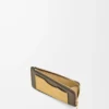 Coin cardholder in soft grained calfskin Dark Khaki Green/Ginger Coin cardholder in soft grained calfskin Dark Khaki Green/Ginger