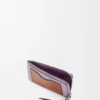 Coin cardholder in soft grained calfskin Dirty Mauve/Squirrel