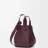Compact Hammock bag in calfskin Dark Burgundy