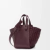 Compact Hammock bag in calfskin Dark Burgundy