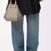 Compact Hammock bag in soft grained calfskin Clay Compact Hammock bag in soft grained calfskin Clay