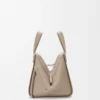 Compact Hammock bag in soft grained calfskin Clay Compact Hammock bag in soft grained calfskin Clay