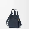 Compact Hammock bag in soft grained calfskin Deep Navy Compact Hammock bag in soft grained calfskin Deep Navy