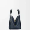 Compact Hammock bag in soft grained calfskin Deep Navy Compact Hammock bag in soft grained calfskin Deep Navy