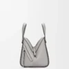Compact Hammock bag in soft grained calfskin Pearl Grey Compact Hammock bag in soft grained calfskin Pearl Grey
