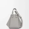 Compact Hammock bag in soft grained calfskin Pearl Grey Compact Hammock bag in soft grained calfskin Pearl Grey