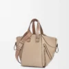 Compact Hammock bag in soft grained calfskin Sand Compact Hammock bag in soft grained calfskin Sand