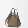 Compact Hammock bag in soft grained calfskin Taupe Compact Hammock bag in soft grained calfskin Taupe
