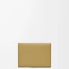Compact Landscape wallet in nappa calfskin Bottle Green/Ochre Compact Landscape wallet in nappa calfskin Bottle Green/Ochre