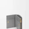 Compact Landscape wallet in nappa calfskin Sparkling Grey/Butter Compact Landscape wallet in nappa calfskin Sparkling Grey/Butter