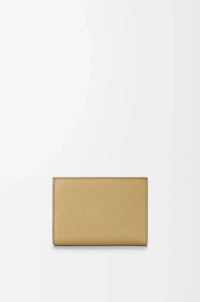 Compact Landscape wallet in nappa calfskin Sparkling Grey/Butter Compact Landscape wallet in nappa calfskin Sparkling Grey/Butter
