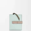 Compact zip wallet in soft grained calfskin Frozen/Clay Compact zip wallet in soft grained calfskin Frozen/Clay