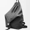 Convertible backpack in classic calfskin Black