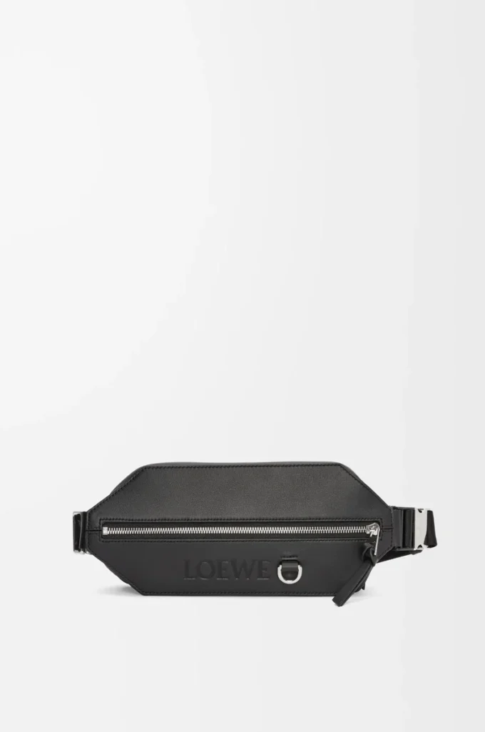 Convertible sling in classic calfskin Black Convertible sling in classic calfskin Black
