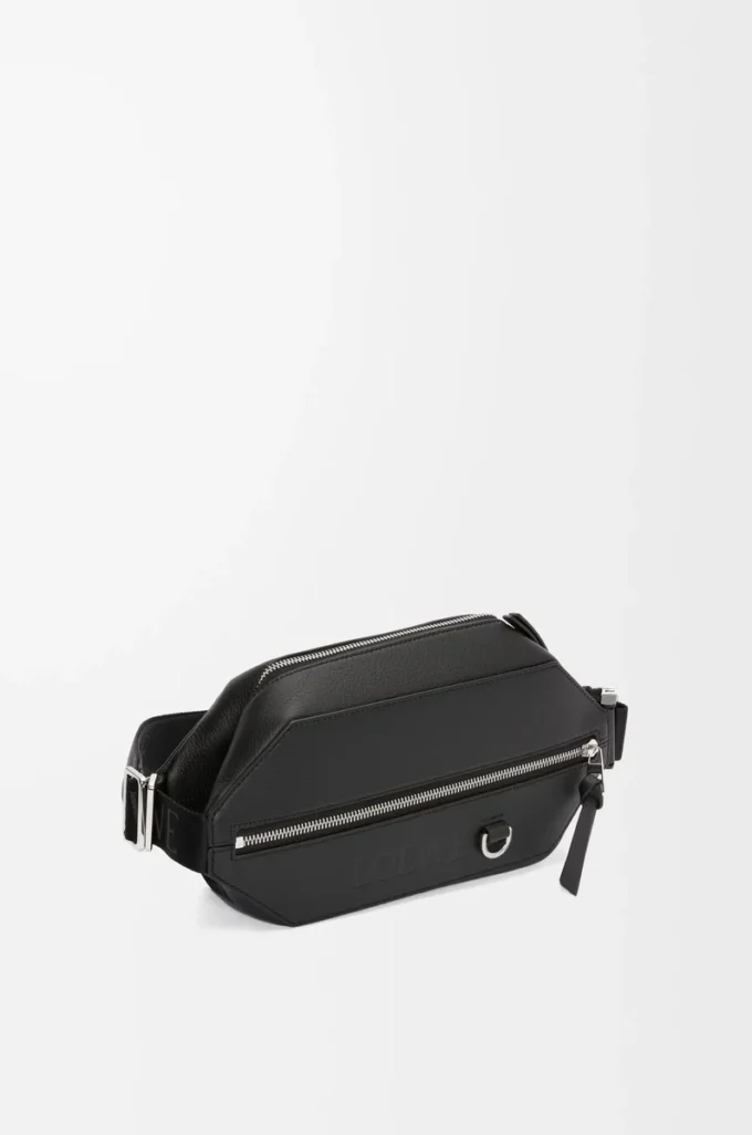 Convertible sling in classic calfskin Black Convertible sling in classic calfskin Black