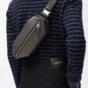 Convertible sling in classic calfskin Dark Grey Convertible sling in classic calfskin Dark Grey