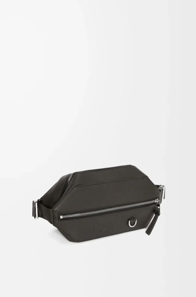 Convertible sling in classic calfskin Dark Grey Convertible sling in classic calfskin Dark Grey
