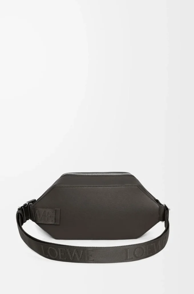 Convertible sling in classic calfskin Dark Grey Convertible sling in classic calfskin Dark Grey