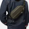Convertible sling in classic calfskin Dark Khaki Convertible sling in classic calfskin Dark Khaki