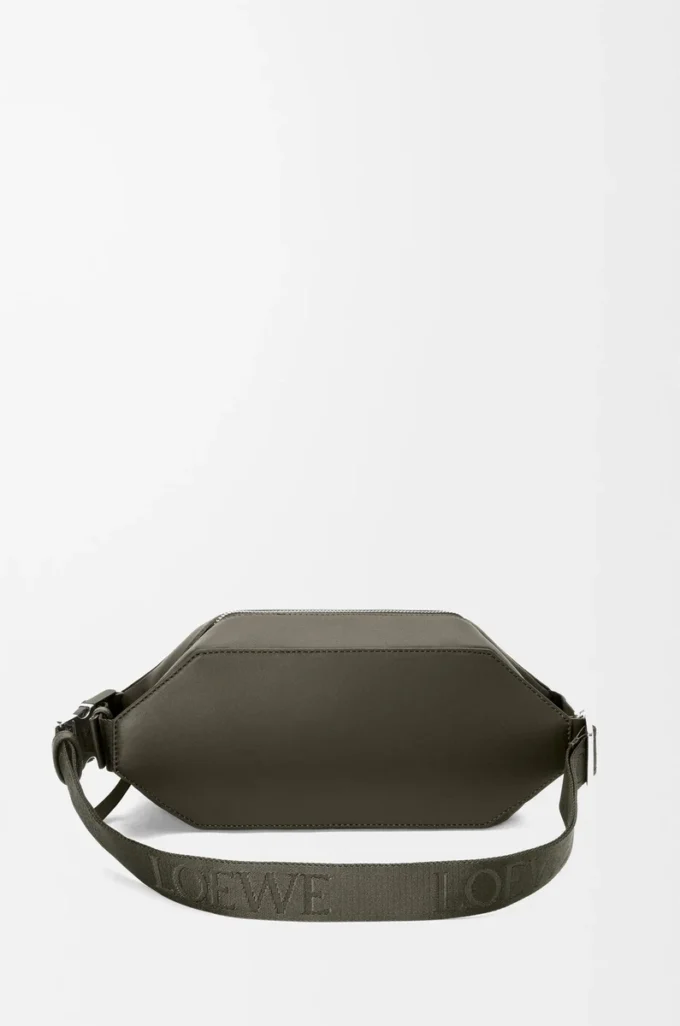 Convertible sling in classic calfskin Dark Khaki Convertible sling in classic calfskin Dark Khaki