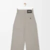 Cropped wrap trousers in wool Light Beige Melange Cropped wrap trousers in wool Light Beige Melange