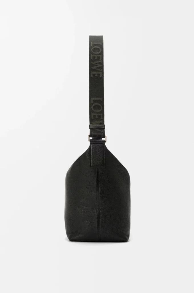 Cubi crossbody bag in supple grained calfskin Black Cubi crossbody bag in supple grained calfskin Black