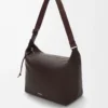 Cubi crossbody bag in supple grained calfskin Oxblood Cubi crossbody bag in supple grained calfskin Oxblood
