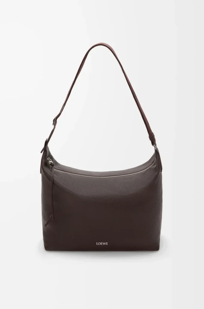 Cubi crossbody bag in supple grained calfskin Oxblood Cubi crossbody bag in supple grained calfskin Oxblood