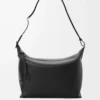 Cubi crossbody bag in supple smooth calfskin and jacquard Black Cubi crossbody bag in supple smooth calfskin and jacquard Black