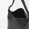 Cubi crossbody bag in supple smooth calfskin and jacquard Black Cubi crossbody bag in supple smooth calfskin and jacquard Black
