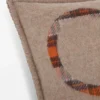 Cushion in wool and cashmere Beige/Orange Cushion in wool and cashmere Beige/Orange