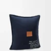 Cushion in wool Dark Navy Blue
