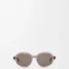 Delta Slim sunglasses Transparent Brown Delta Slim sunglasses Transparent Brown