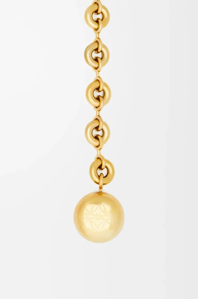 Donut chain belt in brass Gold Donut chain belt in brass Gold