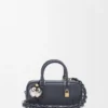 Donut chain in calfskin Black Donut chain in calfskin Black