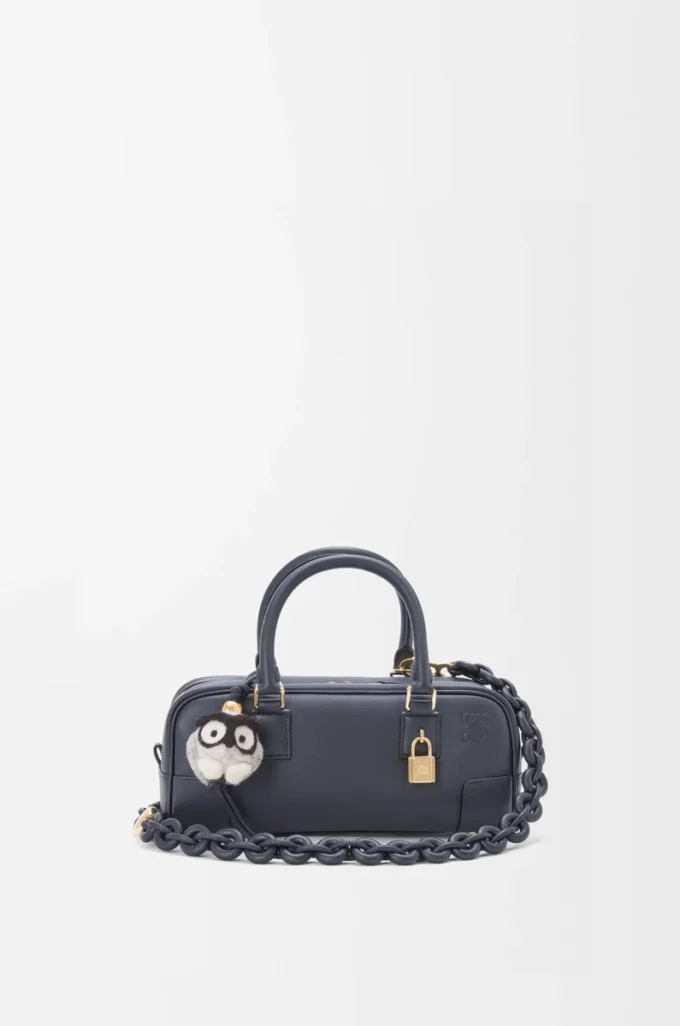 Donut chain in calfskin Black Donut chain in calfskin Black