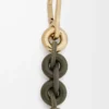 Donut chain in calfskin Dark Khaki Donut chain in calfskin Dark Khaki