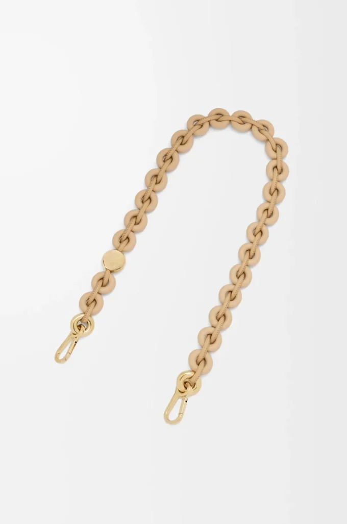 Donut chain in calfskin Silk Beige Donut chain in calfskin Silk Beige