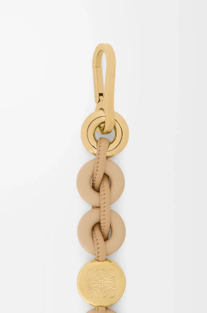 Donut chain in calfskin Silk Beige Donut chain in calfskin Silk Beige