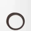 Double bangle set in classic calfskin Black/Tan Double bangle set in classic calfskin Black/Tan