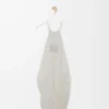 Draped dress in silk White Draped dress in silk White