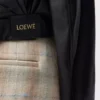 Draped jacket in nappa lambskin Black