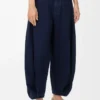 Draped jeans in denim Dark Indigo Draped jeans in denim Dark Indigo