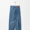 Draped jeans in denim Indigo Blue Draped jeans in denim Indigo Blue