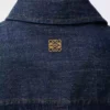 Draped shirt in denim Indigo Blue Draped shirt in denim Indigo Blue